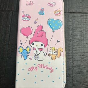Sanrio My Melody Pink and Blue Zip Wallet